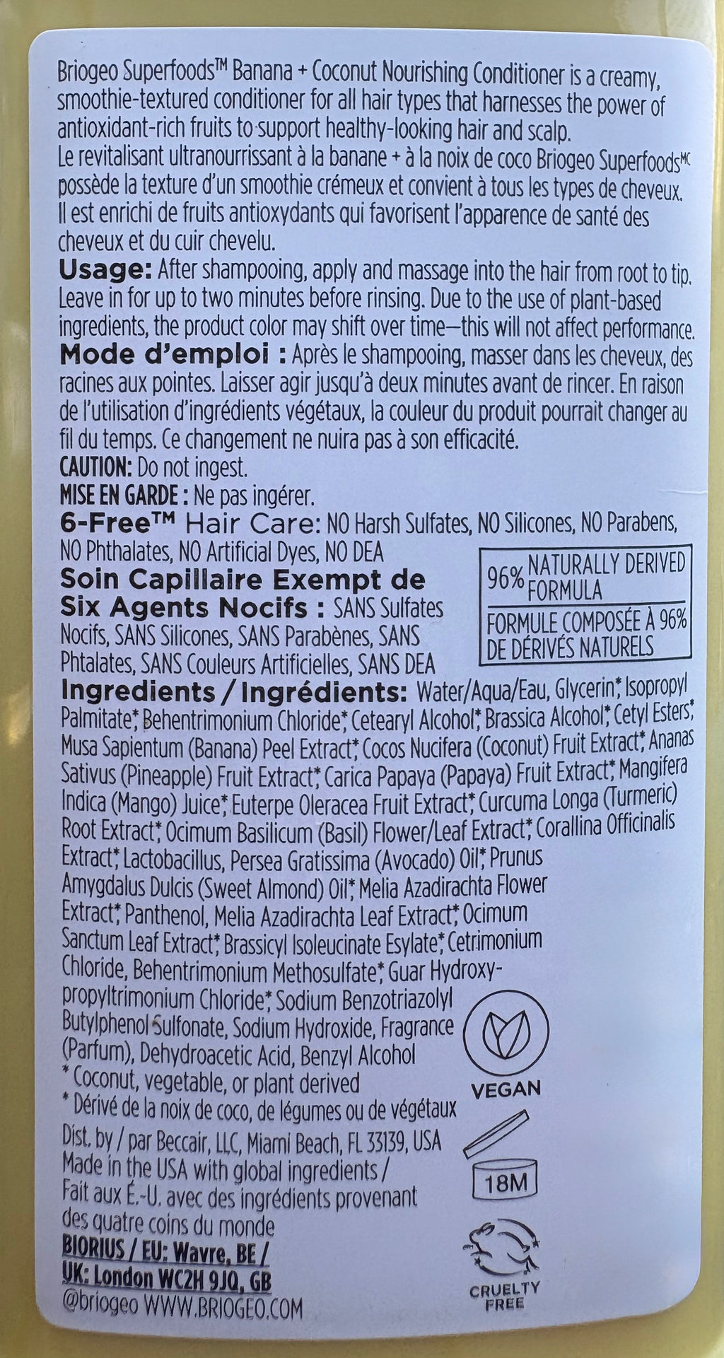 Briogeo Nourishing Superfood Conditioner